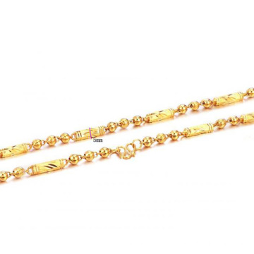 Chaîne de collier en or mince de placage de cuivre, bijoux de chaînes d&#39;or de lien cubain